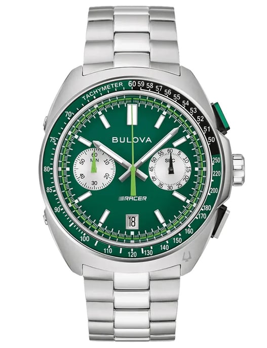 Bulova Racer Heren Horloge Zilverkleurig 98B468 - Image 1