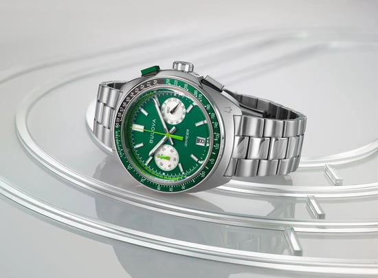 Bulova Racer Heren Horloge Zilverkleurig 98B468 - Image 3