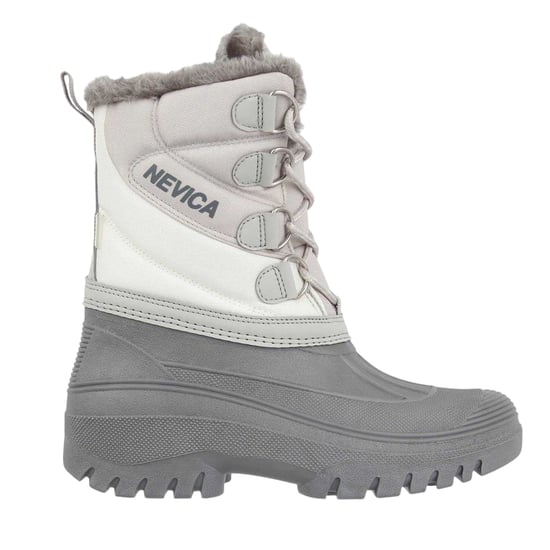 Nevica Sneeuwlaarzen met veters voor kinderen (Grijs/Wit) - Image 1