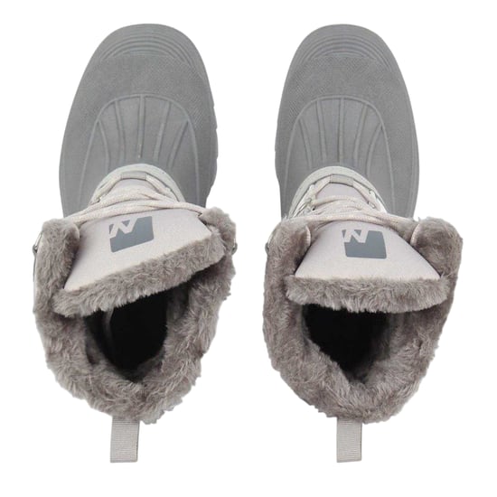 Nevica Sneeuwlaarzen met veters voor kinderen (Grijs/Wit) - Image 3