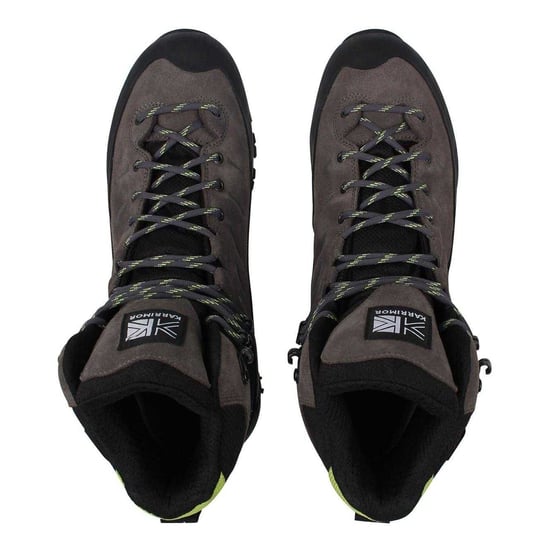 Karrimor Heren Hot Route Leder Waterdichte Wandelschoenen (Houtskool/kalk) - Image 4