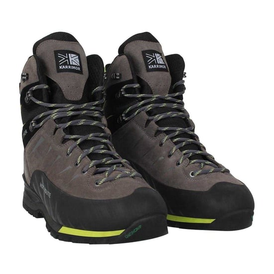 Karrimor Heren Hot Route Leder Waterdichte Wandelschoenen (Houtskool/kalk) - Image 5