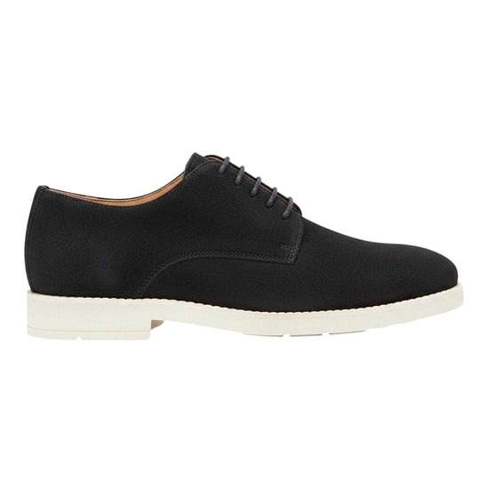 Boss Platte derby-schoenen van suède voor heren (Donkerblauw) - Image 1