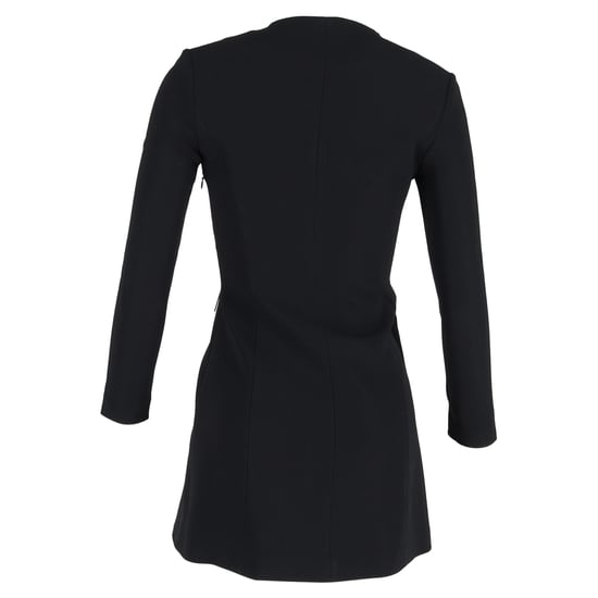 Alexander Wang mini-jurk met franjes en wikkeldetail in zwarte viscose - Image 3