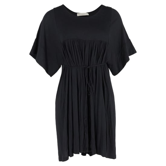 Stella McCartney mini-jurk met strikceintuur in de taille van zwart katoen - Image 1