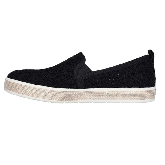 Skechers Geweven espadrilles voor dames (Zwart) - Image 2
