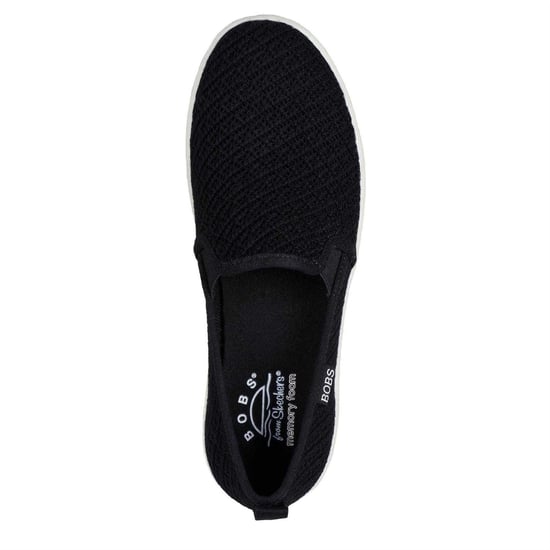 Skechers Geweven espadrilles voor dames (Zwart) - Image 3