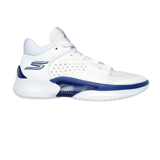 Skechers Resagrip Speckle basketbalschoenen voor heren (Wit/blauw) - Image 1