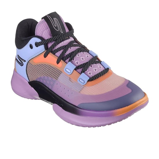 Skechers Resagrip Speckle basketbalschoenen voor heren (Paars/Oranje) - Image 5