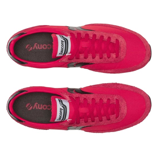 Saucony Dames 80 suède sportschoenen (Rood) - Image 4