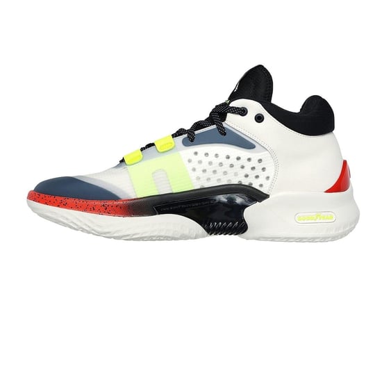 Skechers Resagrip Speckle basketbalschoenen voor heren (Wit/Grijs) - Image 2