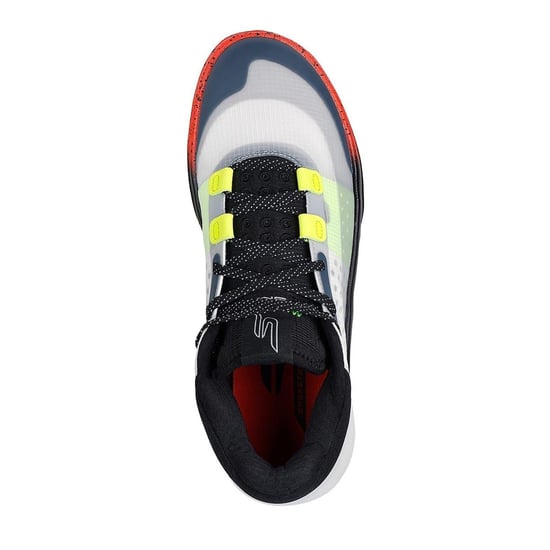 Skechers Resagrip Speckle basketbalschoenen voor heren (Wit/Grijs) - Image 3