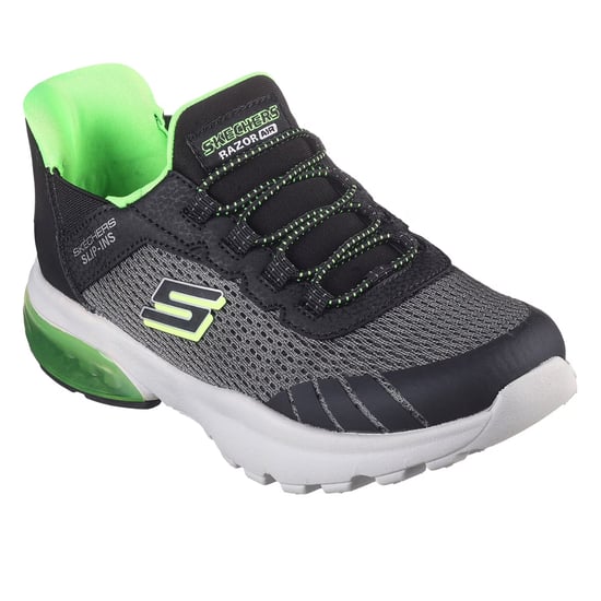 Skechers Razor Air voor kinderen – Hyper-Brisk instapschoenen (Houtskool/zwart) - Image 5