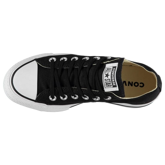 Converse Dames/Dames Chuck Taylor Canvas Platform Schoenen (Zwart, Wit) - Image 3