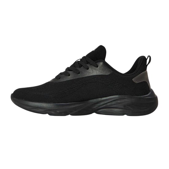 Ellesse Heren Como leren platte sportschoenen (Massief zwart) - Image 2