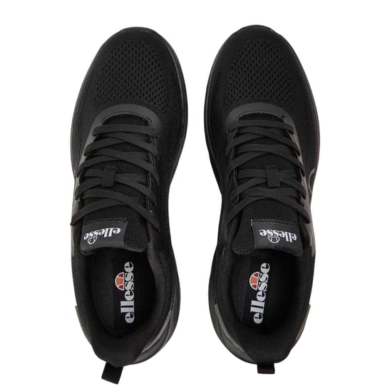 Ellesse Heren Como leren platte sportschoenen (Massief zwart) - Image 3
