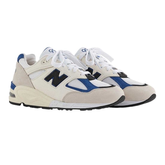 New Balance Dames x Teddy Santis 990 V2 Suède Hardloopschoenen (Wit) - Image 5