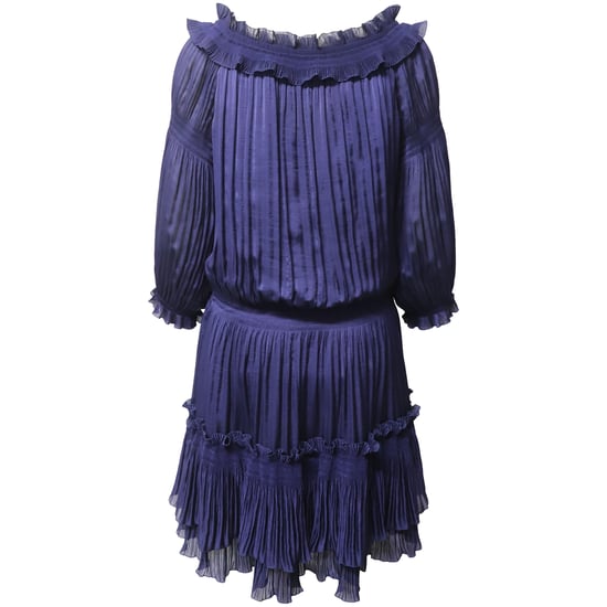 Nieuwe accordeonjurk van Diane Von Furstenberg in blauw polyester. - Image 3