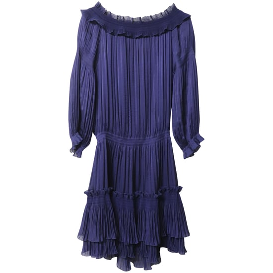 Nieuwe accordeonjurk van Diane Von Furstenberg in blauw polyester. - Image 5