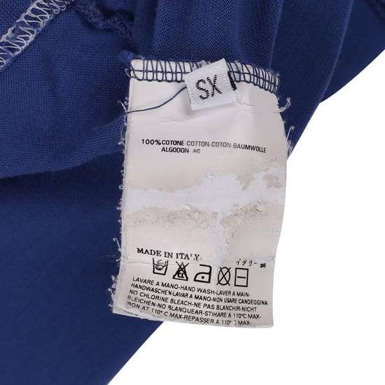 Dsquared2 mouwloze midi-jurk van blauw katoen - Image 5