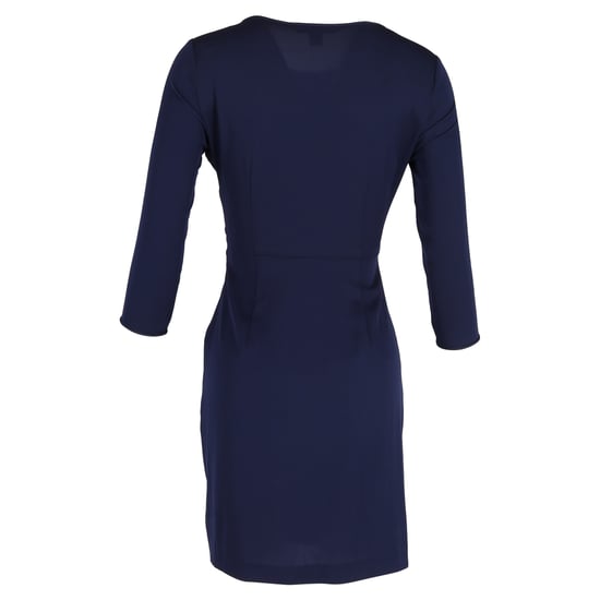 Diane Von Furstenberg minijurk met strik in de taille in marineblauw polyester - Image 3