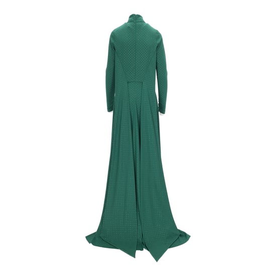 Marc Jacobs groene lange avondjurk met kristallen - jaren 2010 - Image 4