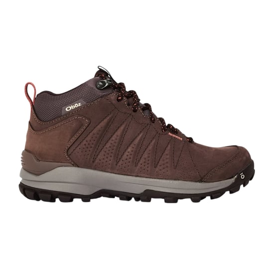 Oboz Dames Sypes Leren Wandelschoenen (Paars) - Image 1
