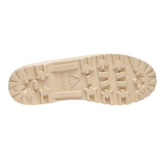 Superga Dames 2341 Alpina Canvas Platformlaarzen (Ruw Beige) - Image 4