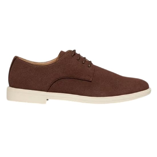 Threadbare Axelle platte Oxford-schoenen voor heren (Chocolade) - Image 1