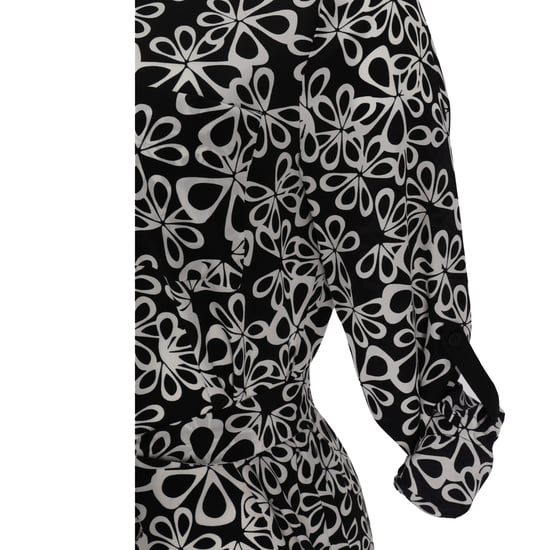 Diane Von Furstenberg mini-jurk met print in zwarte zijde - Image 6
