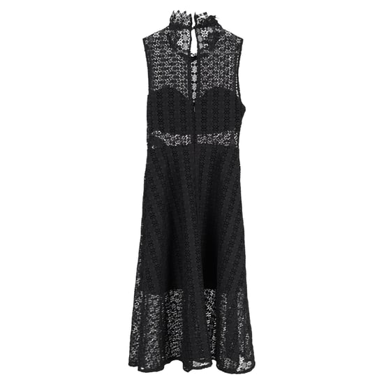 Sandro Paris Alisa gehaakte midi-jurk in zwart polyester - Image 2
