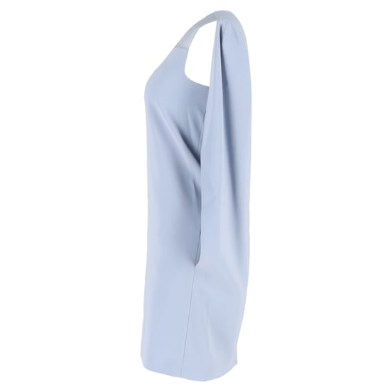 Max Mara Sospiro Cape mini-jurk in lichtblauw triacetaat - Image 2