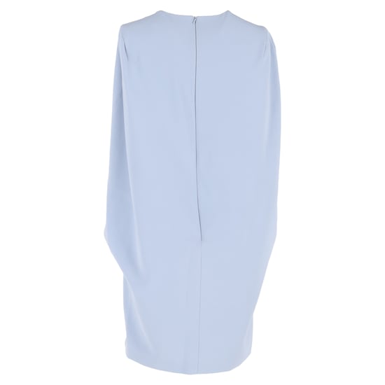 Max Mara Sospiro Cape mini-jurk in lichtblauw triacetaat - Image 3