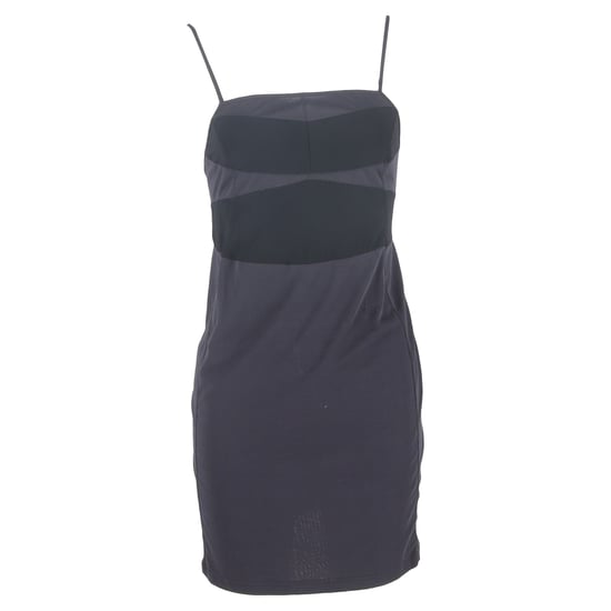 Chloé mini-jurk met vierkante halslijn in marineblauw katoen - Image 1