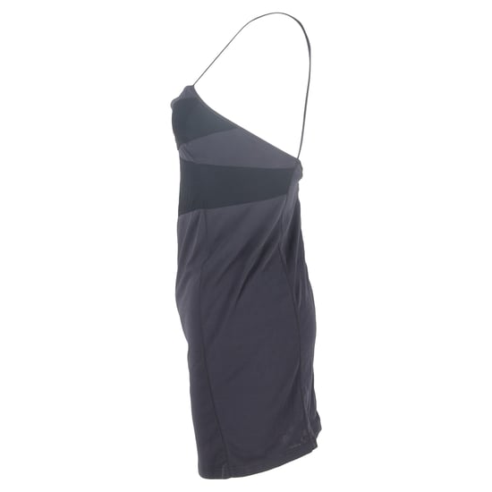 Chloé mini-jurk met vierkante halslijn in marineblauw katoen - Image 2
