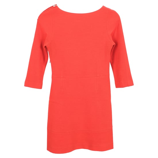 Sandro Stretch Minijurk in Oranje Acryl - Image 2