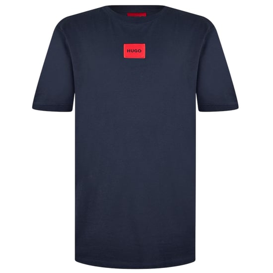 Hugo Diragolino T-shirt voor heren met logo op de borst (Donkerblauw) - Image 1