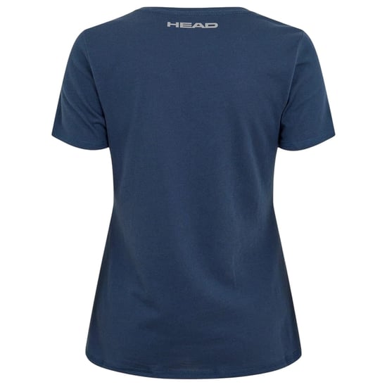 Head Dames-T-shirt met grafische print van Club Lara (Blauw) - Image 2