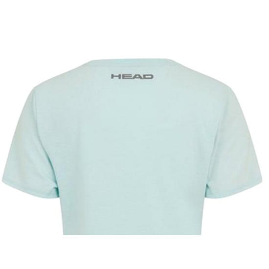 Head Dames-T-shirt met grafische print van Club Lara (Licht Blauw) - Image 4