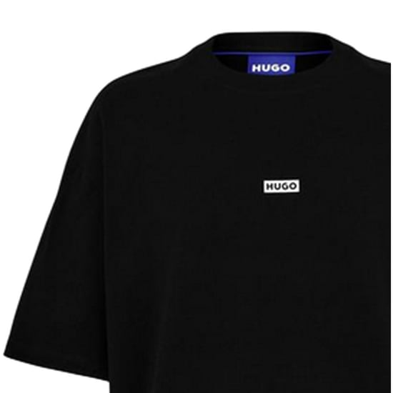 Hugo Heren-T-shirt met opdruk op de rug: MCMXCIII (Zwart) - Image 3
