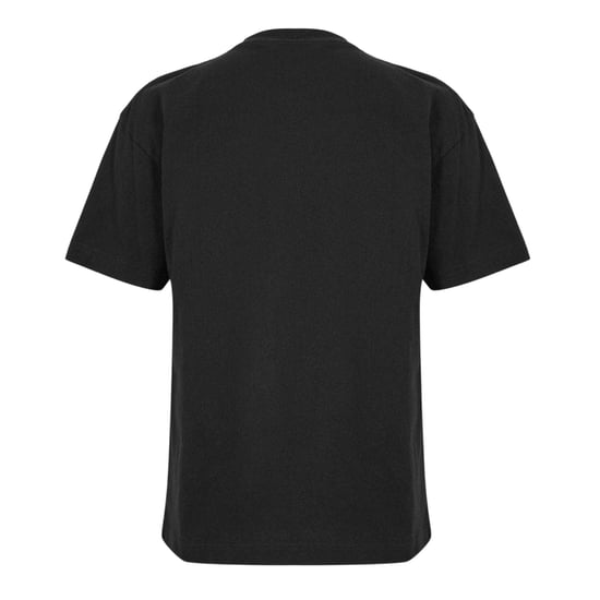 Palm Angels Unisex T-shirt voor volwassenen met Hong Kong-spuitverfprint (Zwart/Oranje) - Image 2
