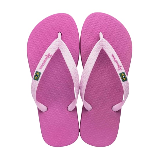 Ipanema Platte teenslippers voor dames met de Braziliaanse vlag (Lila) - Image 2