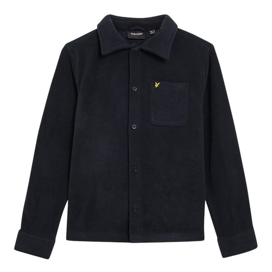 Lyle & Scott Polarfleece-overhemd met zakken voor kinderen (Donkere marine) - Image 1