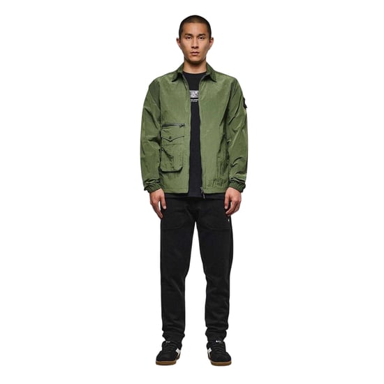 Weekend Offender Nylon overshirt voor heren (Groen) - Image 4
