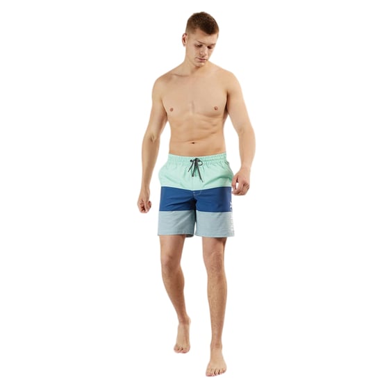 Hurley Heren Volley Colour Block Zwemshort (Blauw/Aqua) - Image 1