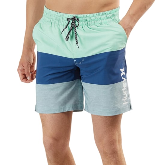 Hurley Heren Volley Colour Block Zwemshort (Blauw/Aqua) - Image 4