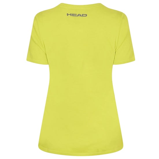 Head Dames-T-shirt met grafische print van Club Lara (Geel) - Image 2