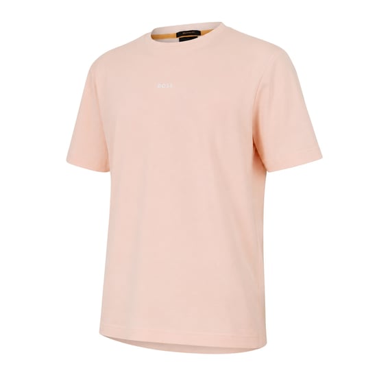 Boss Oversized T-shirt voor heren met Tchup-logo (Roze) - Image 3