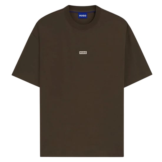 Hugo Heren-T-shirt met opdruk op de rug: MCMXCIII (Donkerbruin) - Image 2