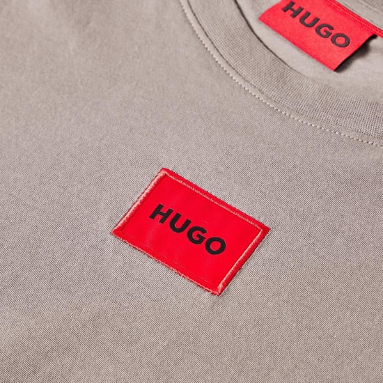 Hugo Diragolino T-shirt voor heren met logo op de borst (Bruin) - Image 3